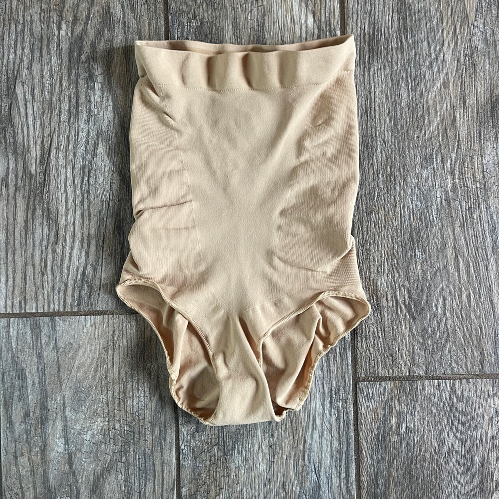 SKIMS High-Waist Shapewear Briefs in Nude